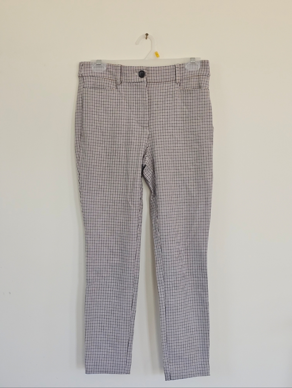 LOFT Ann Taylor The Sutton Skinny Houndstooth Pants 4P